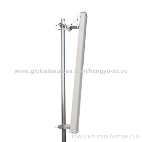 2.4GHz 90-degree Dual-band Panel Antenna with 2,400 to 2,500MHz Frequency Range, 17dBi Gain